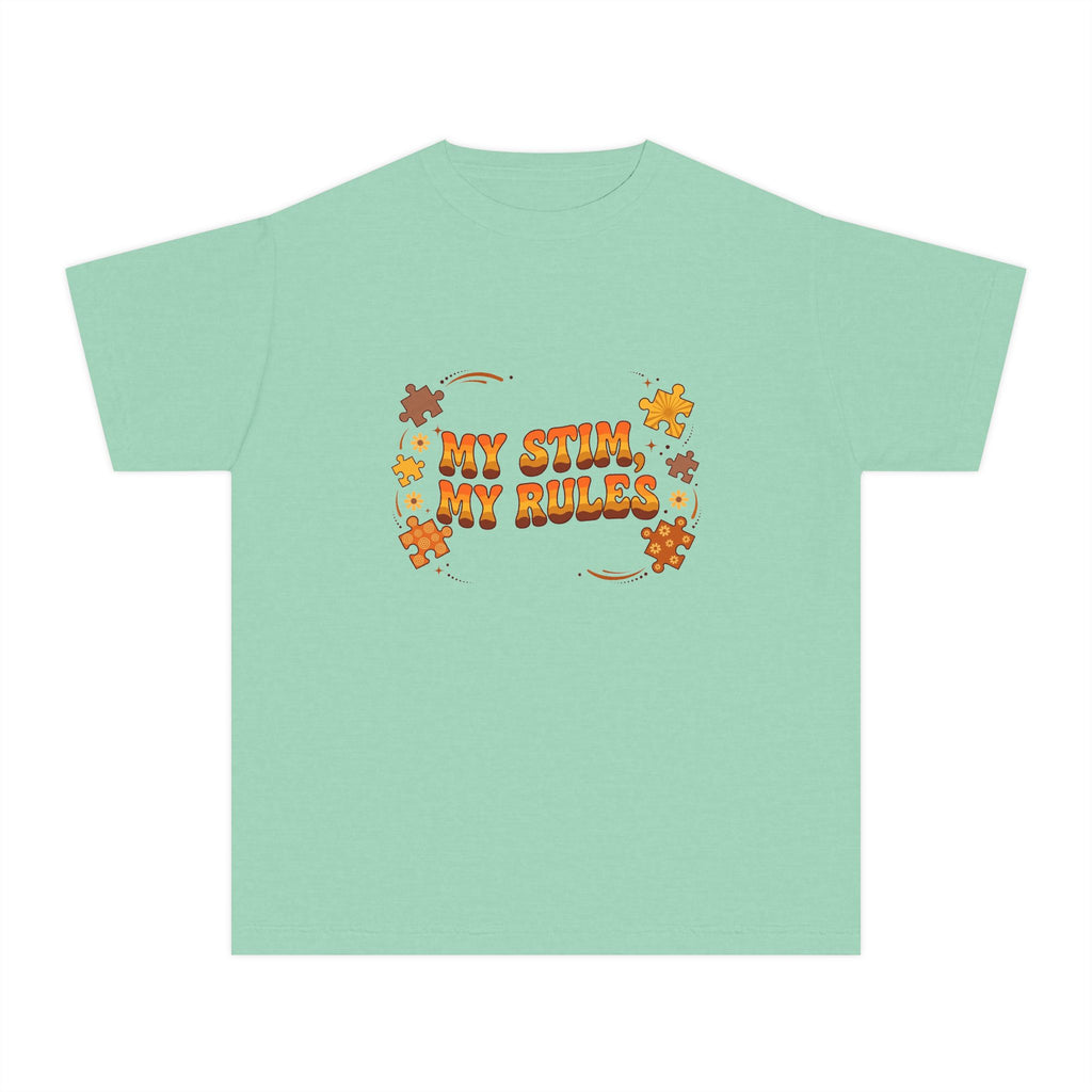 My Stim My Rules Retro – Autism Awareness Kids T-Shirt