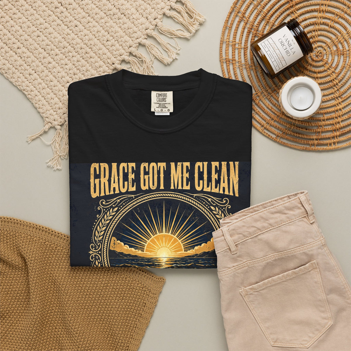 Grace Got Me Clean – Recovery T-Shirt