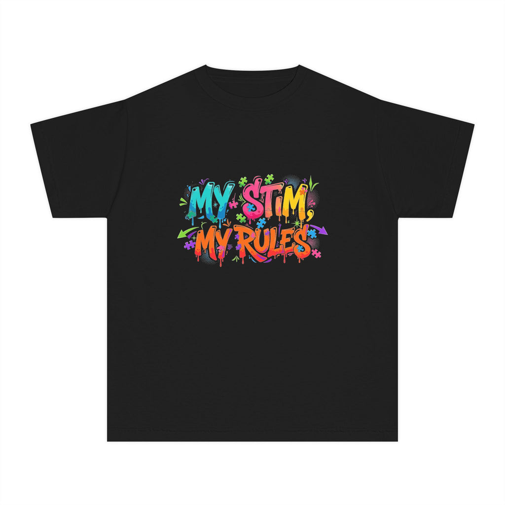 My Stim, My Rules – Autism Awareness Kids T-Shirt