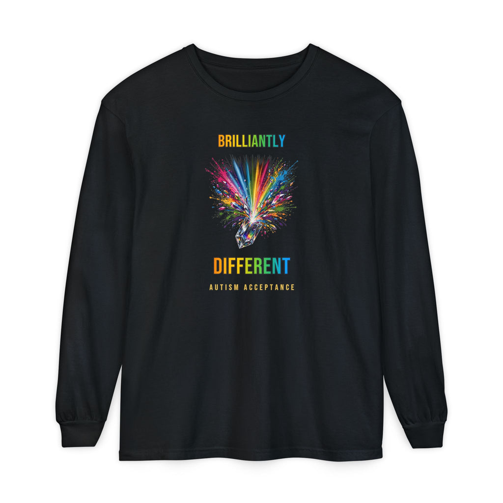 Brilliantly Different – Autism Acceptance Long Sleeve T-Shirt