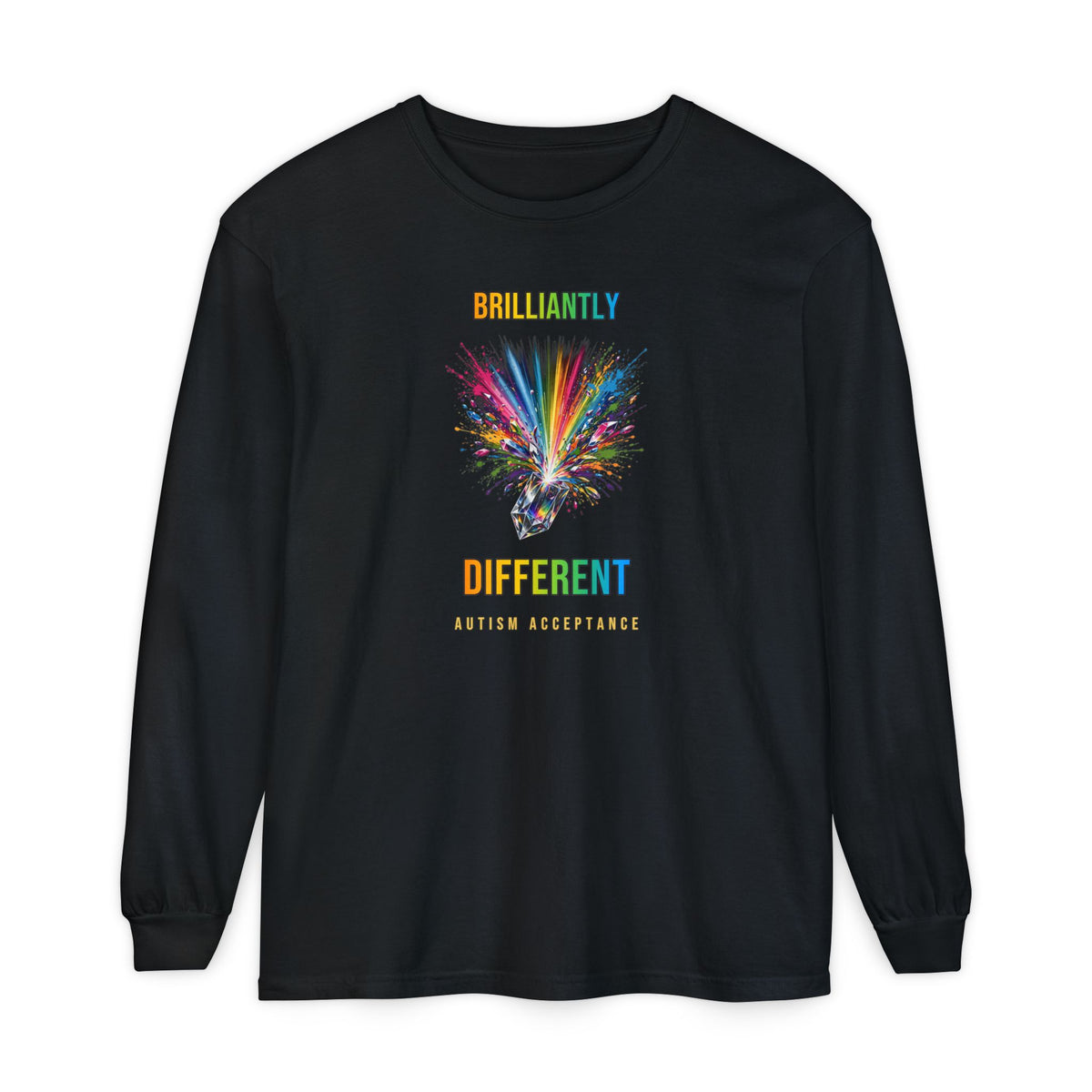 Brilliantly Different – Autism Acceptance Long Sleeve T-Shirt
