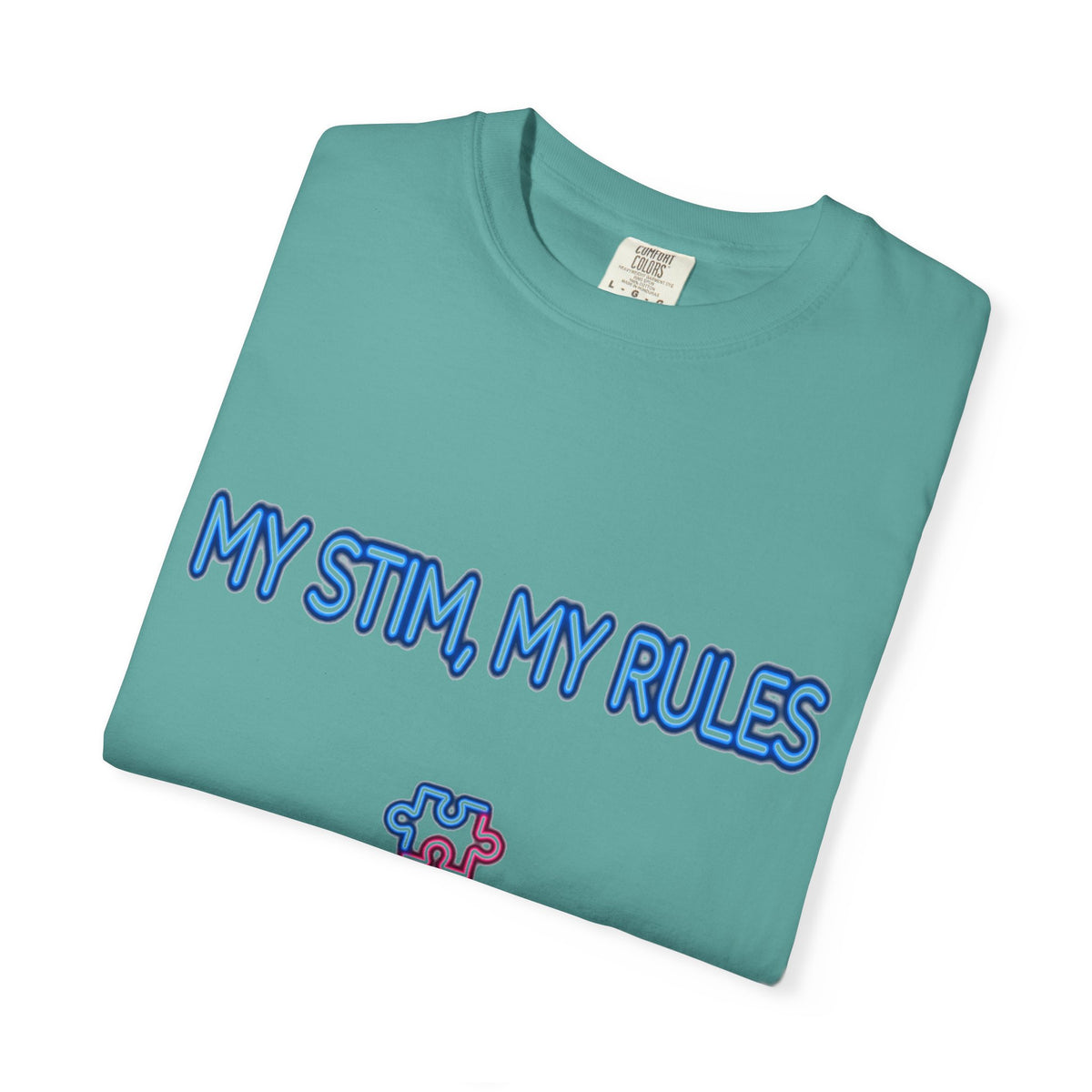 My Stim My Rules Neon – Autism Awareness T-Shirt
