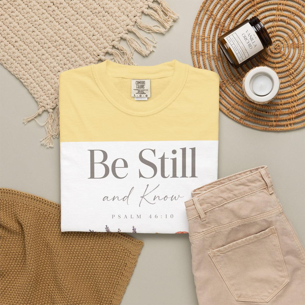 Be Still and Know – Psalm 46:10 Christian T-Shirt