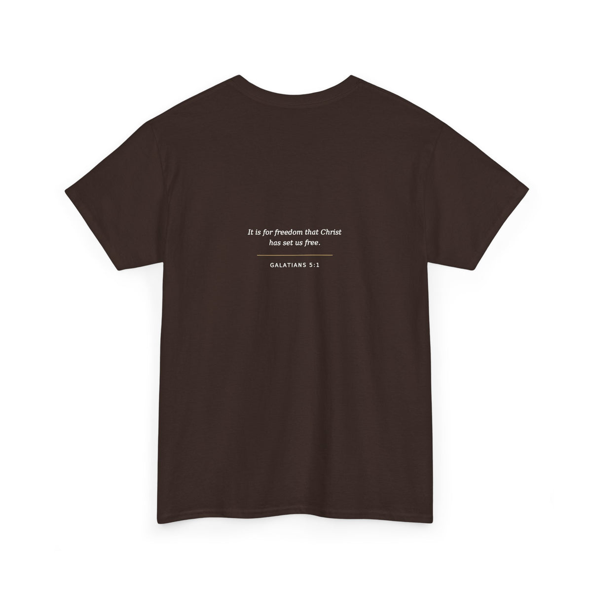 Chain Breaker Christian Graphic T-Shirt – Galatians 5:1 Bible Verse