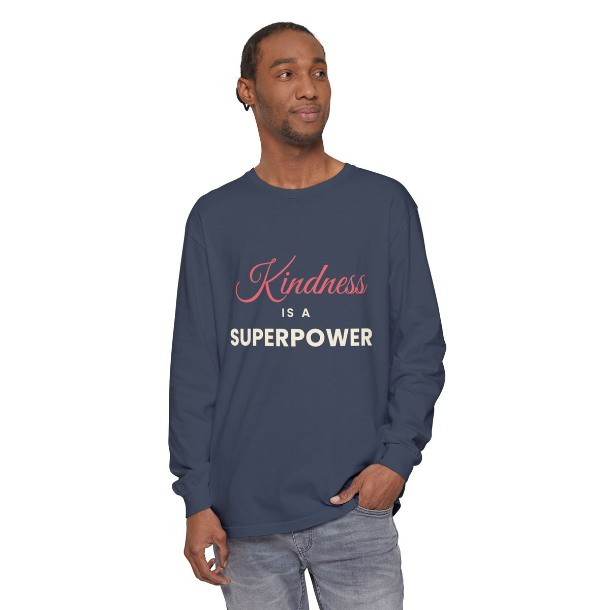 Kindness Is a Superpower – Mental Health Long-Sleeve T-Shirt