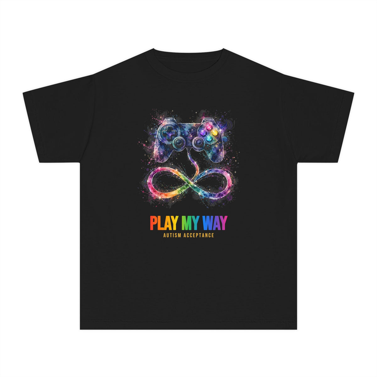 Play My Way – Autism Acceptance Kids' T-Shirt