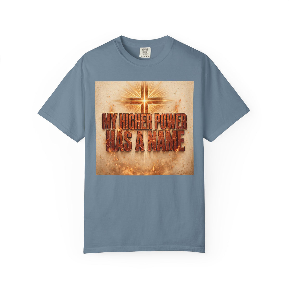 Higher Power Fiery Cross – Recovery T-Shirt
