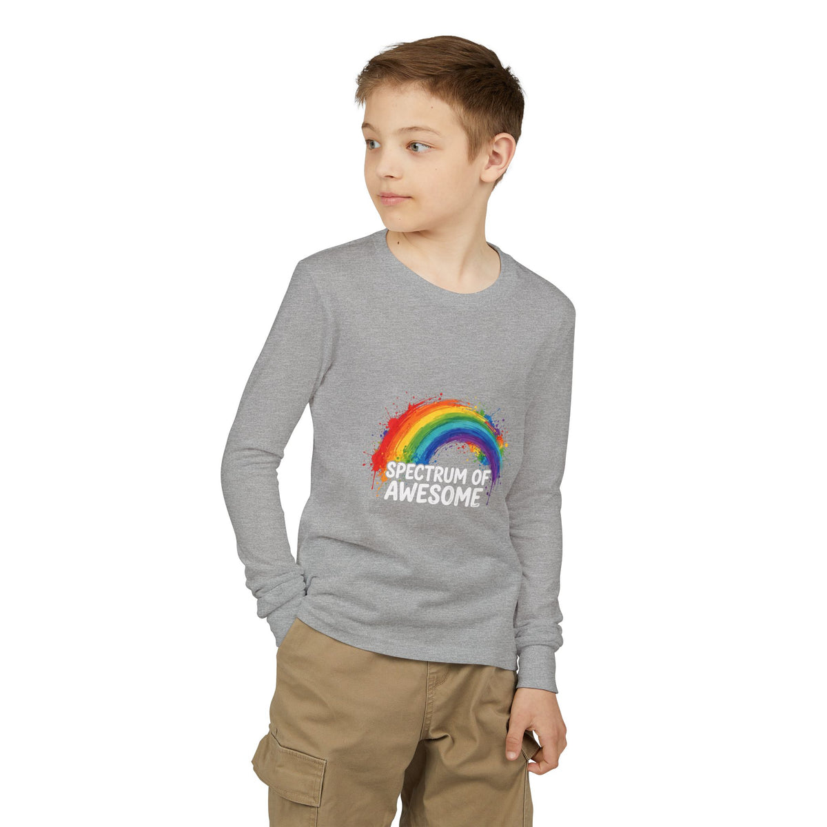 Spectrum Of Awesome Kids' Long Sleeve T-Shirt
