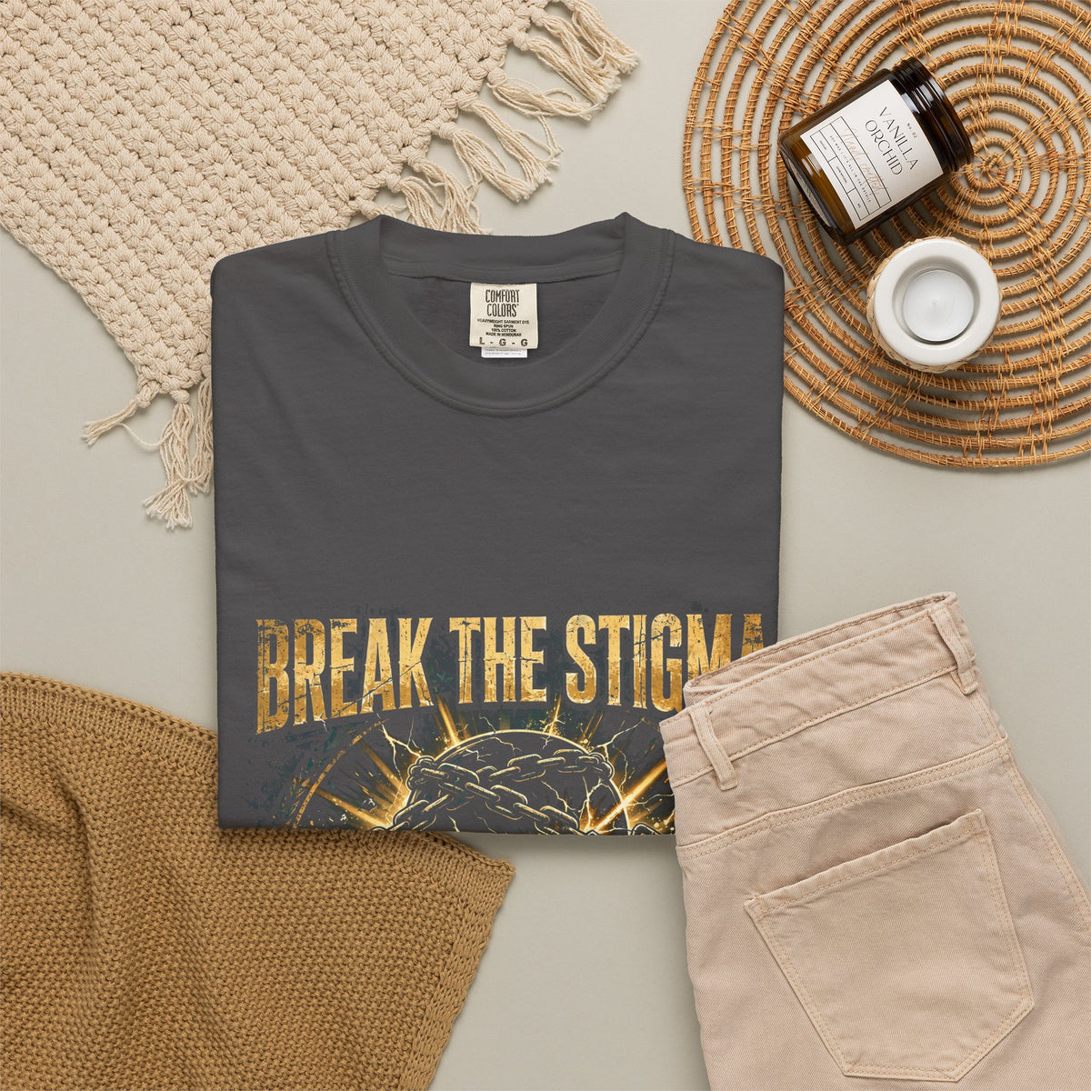 Break the Stigma – Gold Edition T-Shirt
