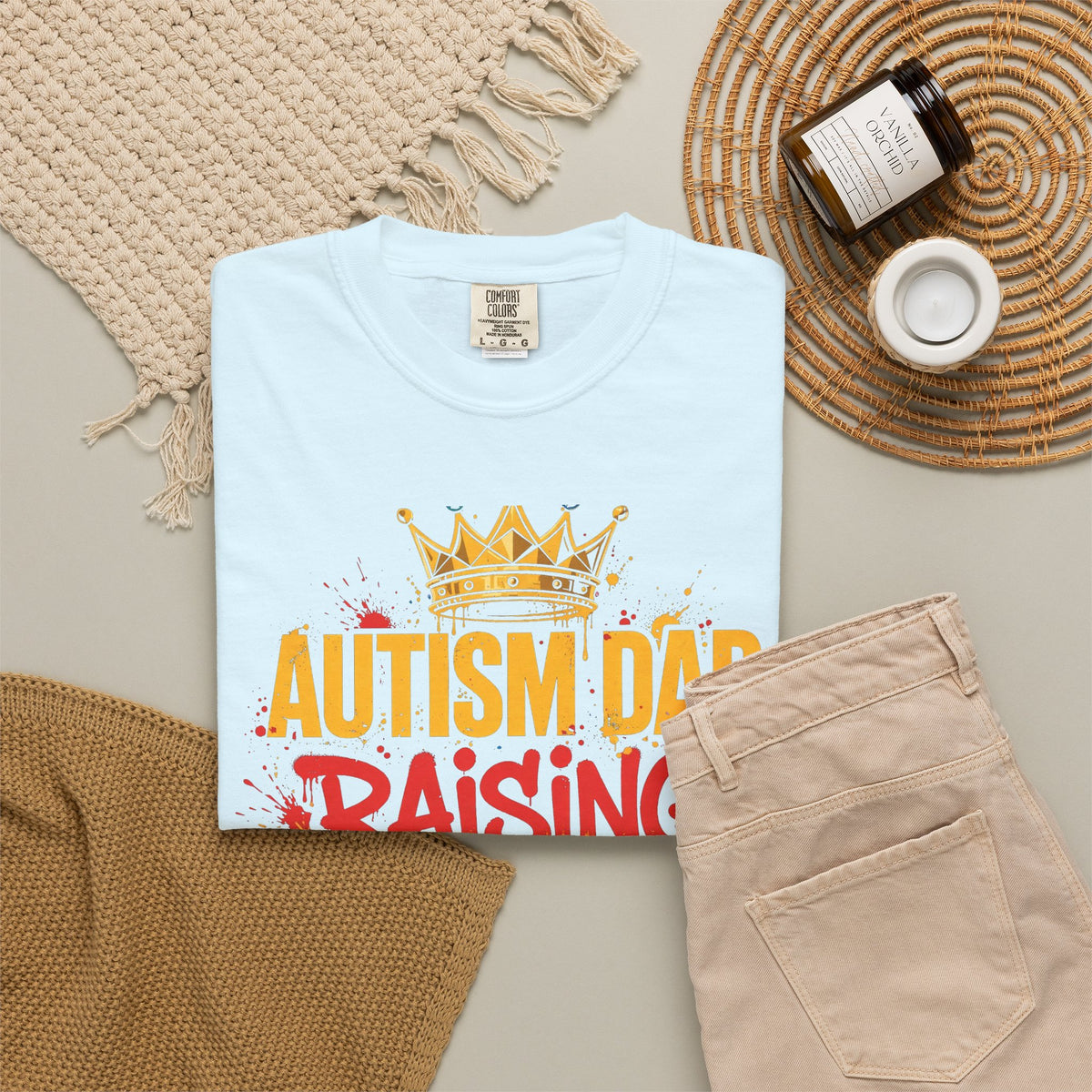 Autism Dad Raising Royalty – Autism Awareness T-Shirt