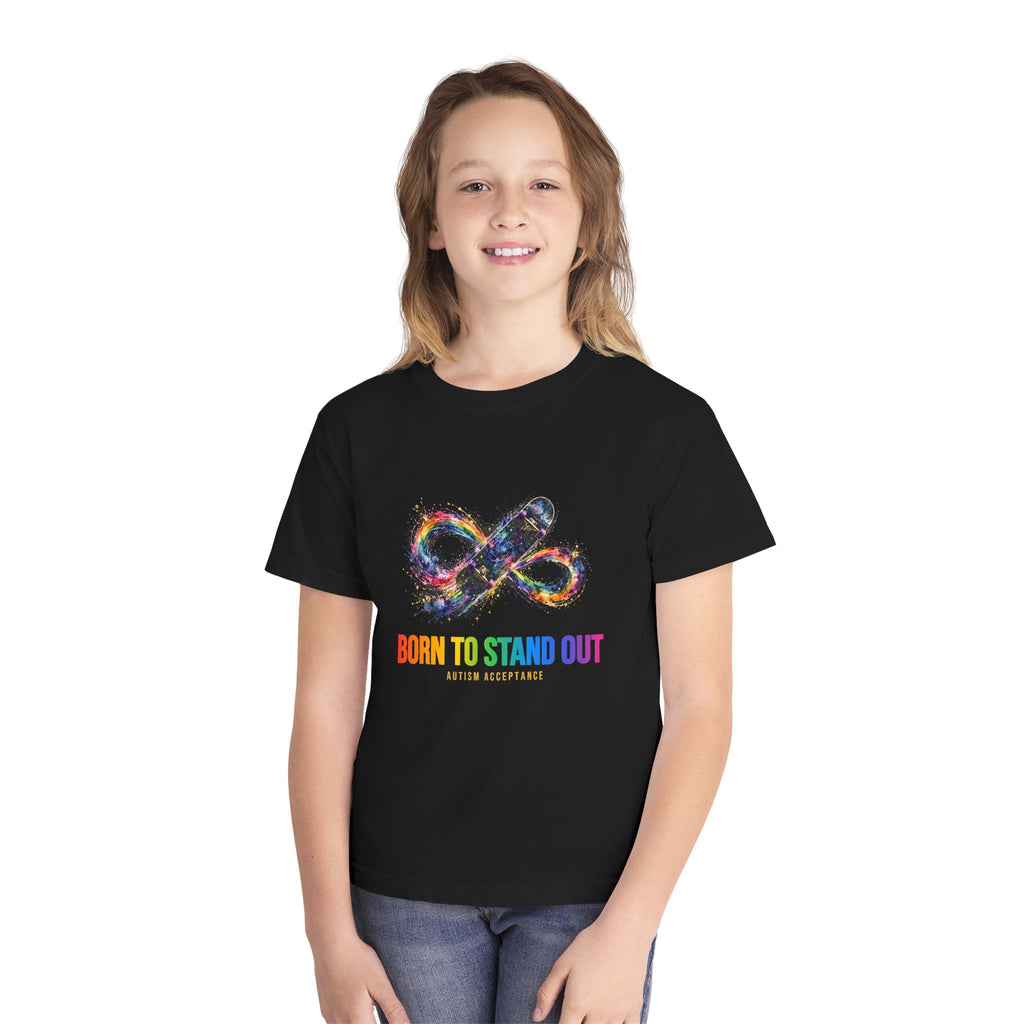 Born To Stand Out – Autism Acceptance Kids' T-Shirt