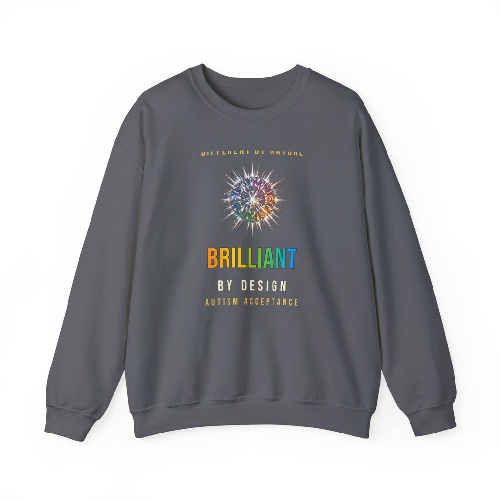 Brilliant By Design – Autism Acceptance Sweatshirt
