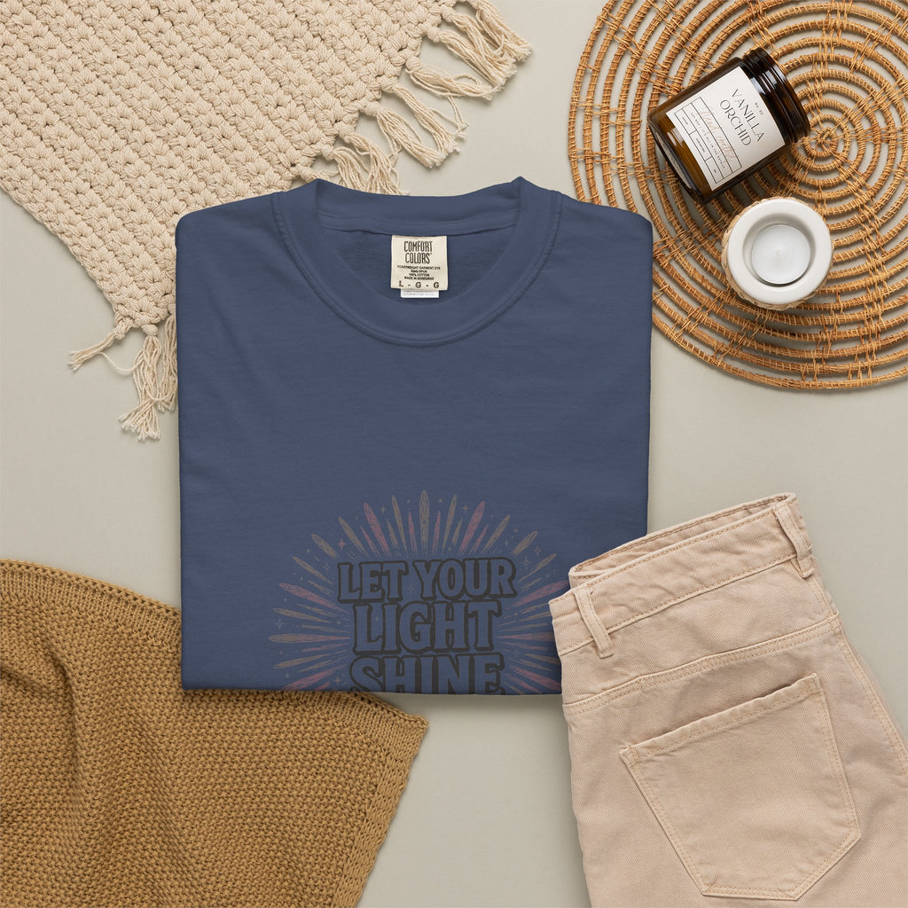 Let Your Light Shine — Matthew 5:16 – Christian T-Shirt