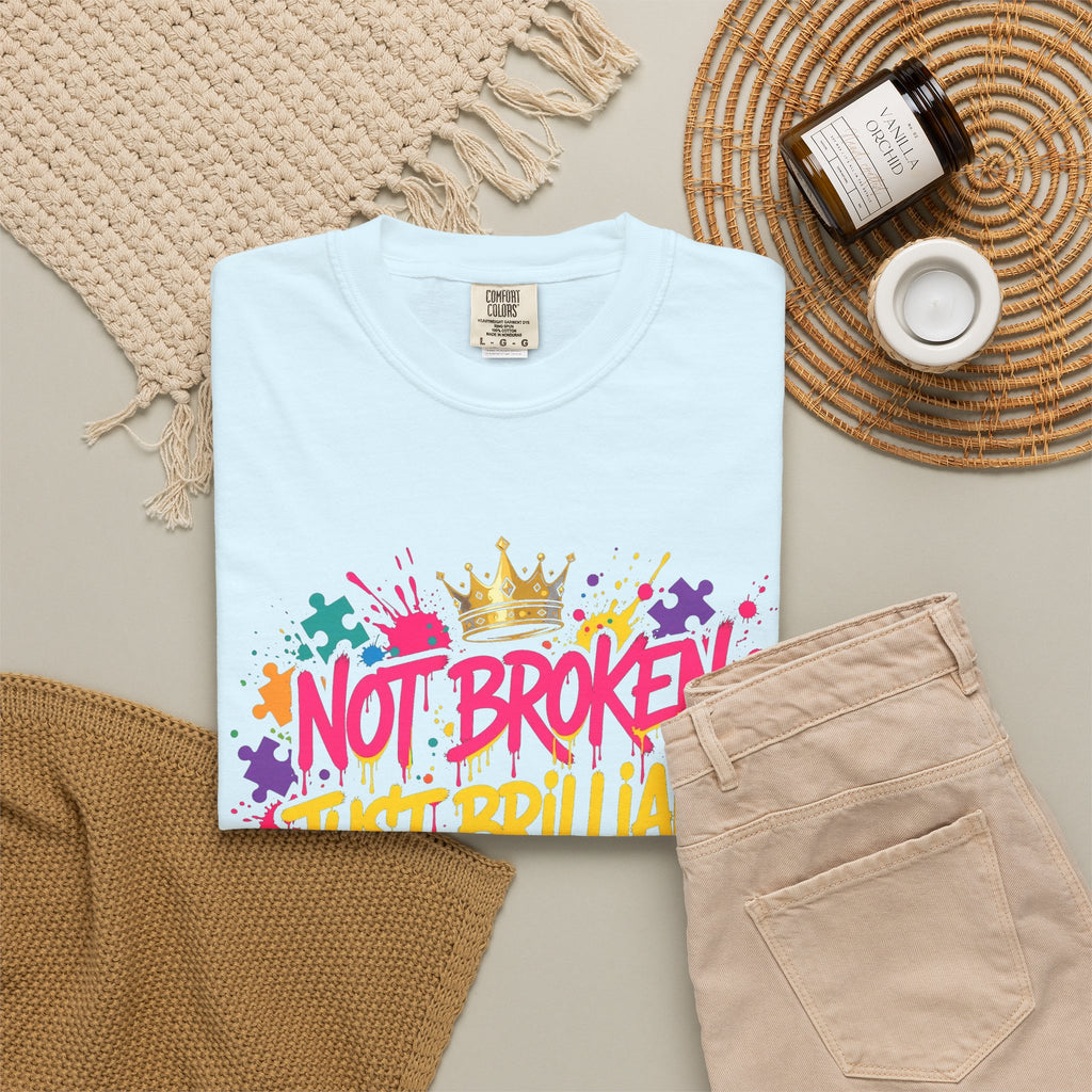 Not Broken Just Brilliant – Autism Awareness T-Shirt