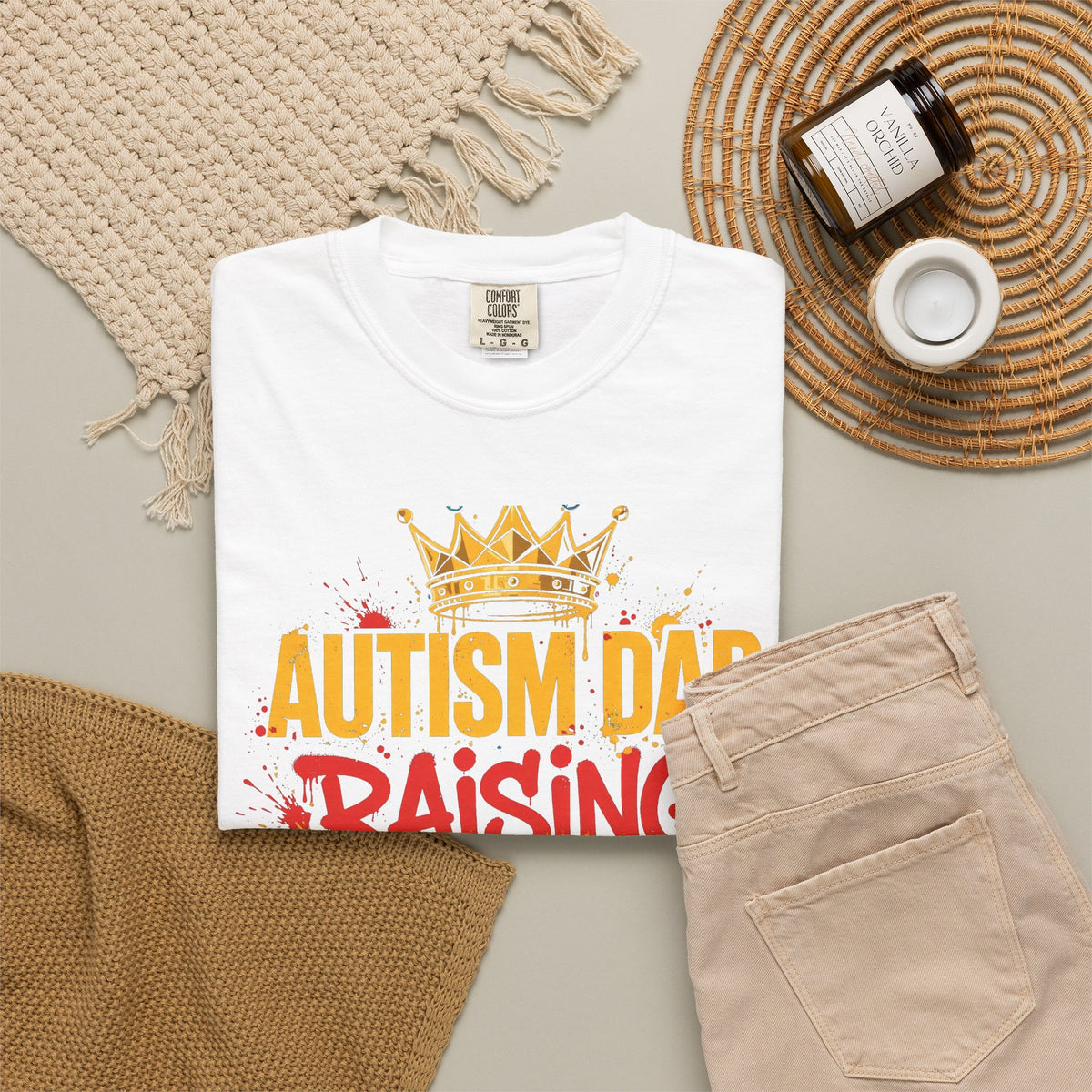 Autism Dad Raising Royalty – Autism Awareness T-Shirt