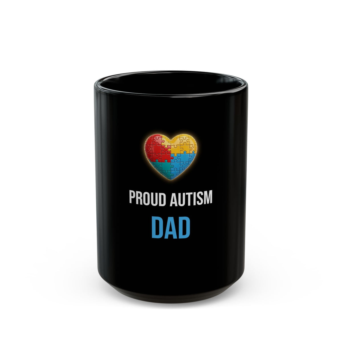 Proud Autism Dad — Black Mug