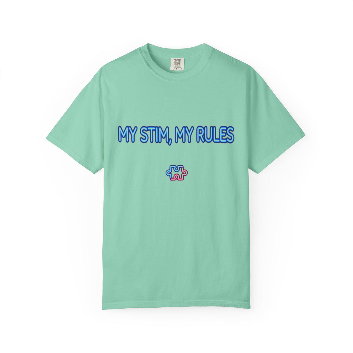 My Stim My Rules Neon – Autism Awareness T-Shirt