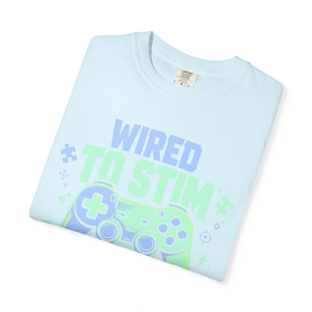 Wired to Stim Gamer – Autism Awareness T-Shirt