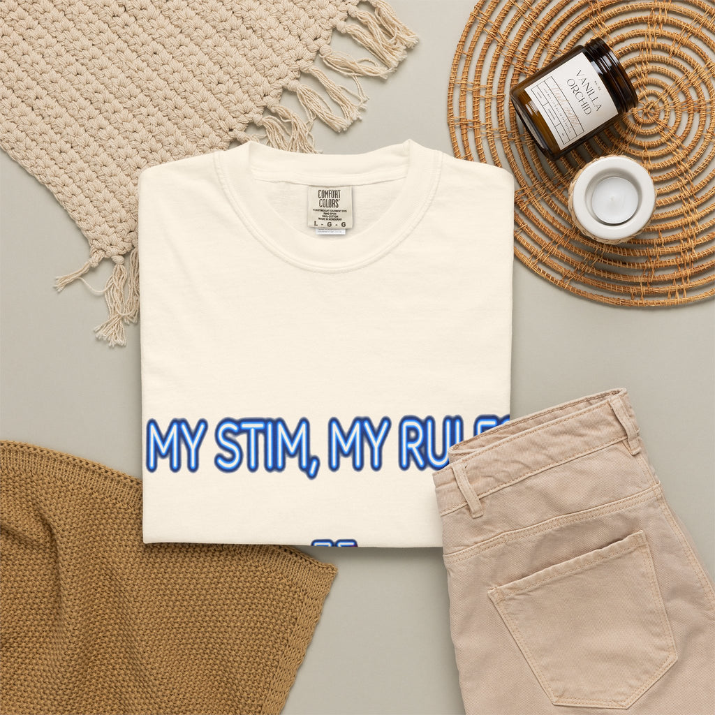 My Stim My Rules Neon – Autism Awareness T-Shirt
