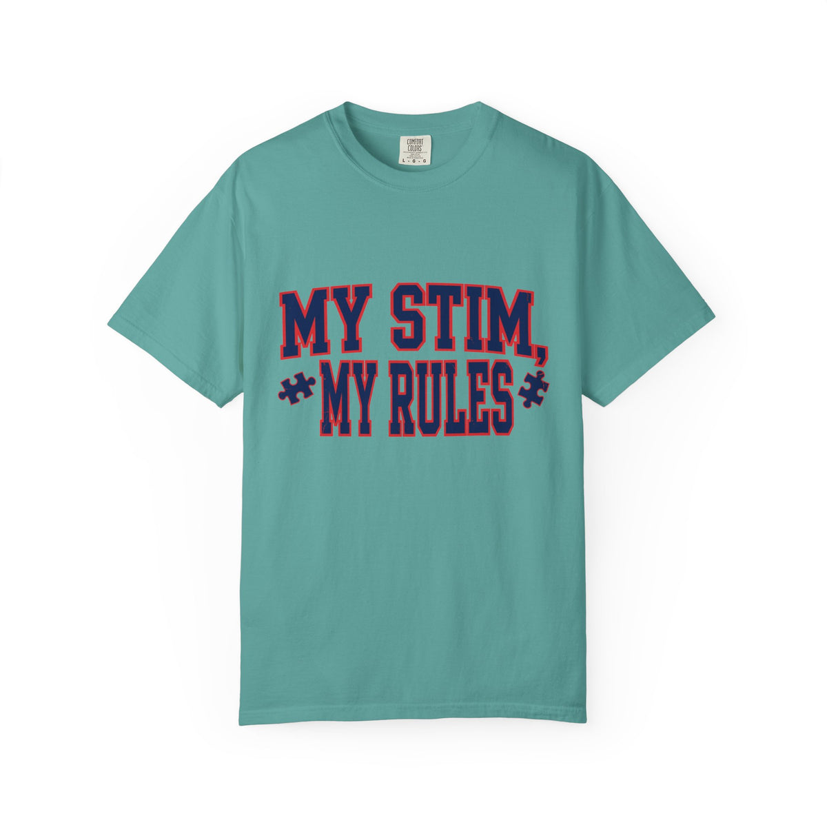 My Stim My Rules Varsity – Autism Awareness T-Shirt