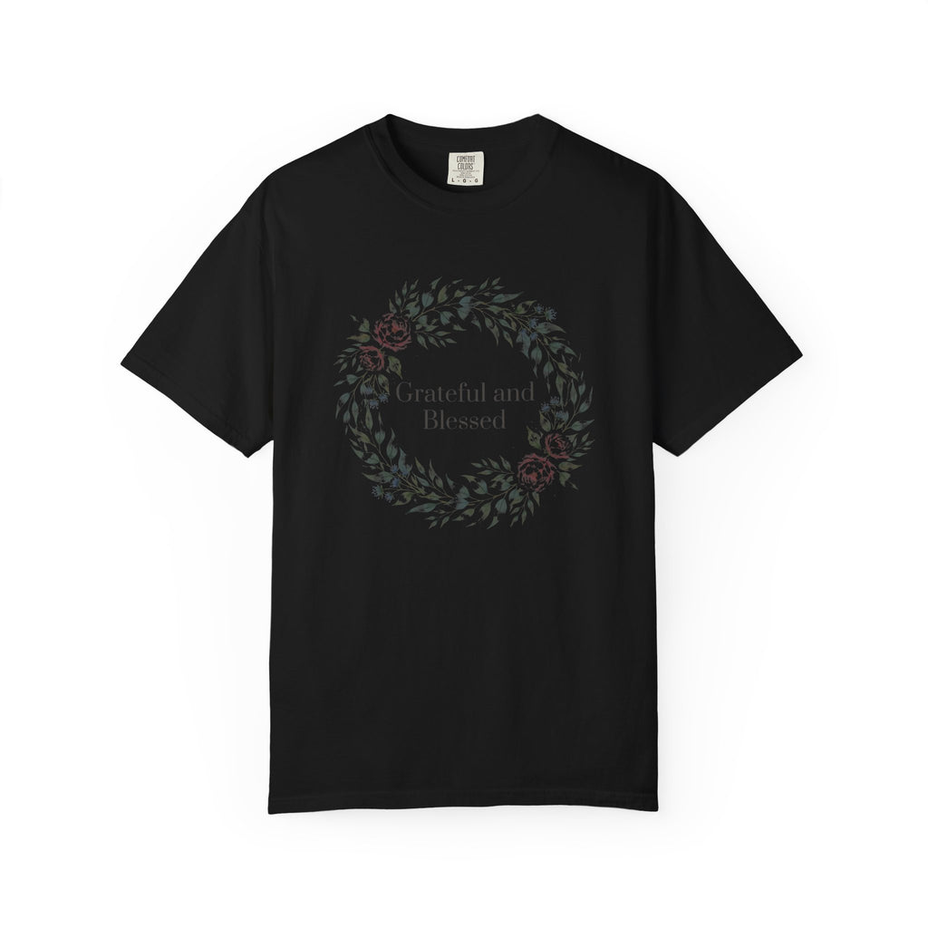Grateful and Blessed – Christian T-Shirt