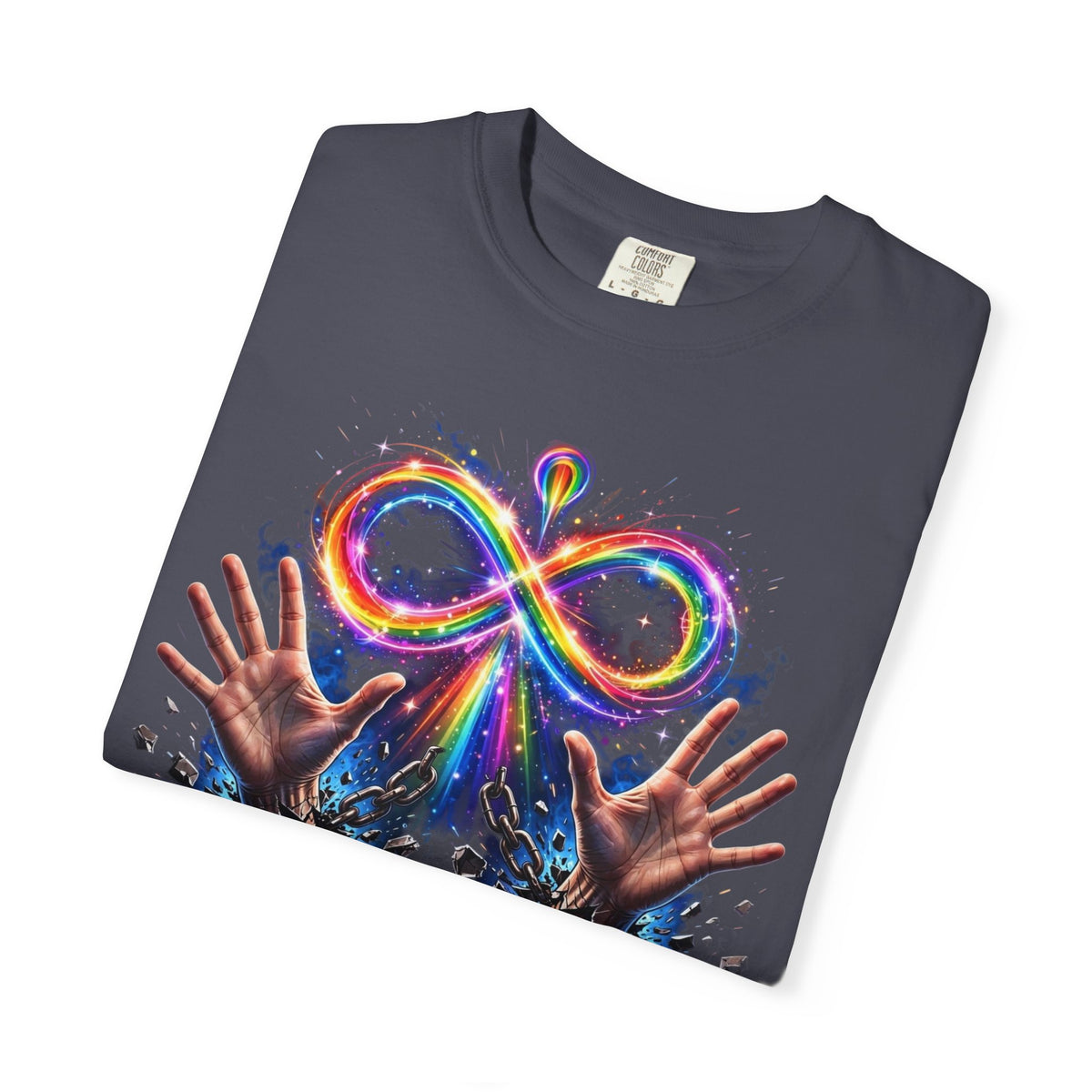 Different Not Less – Autism Acceptance T-Shirt with Psalm 139:14 Verse Back