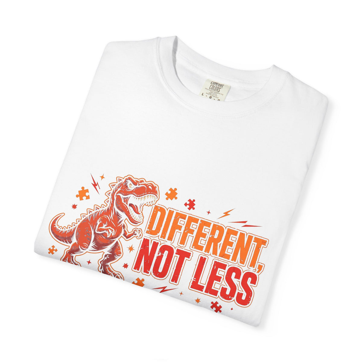 Different Not Less T-Rex – Autism Awareness T-Shirt