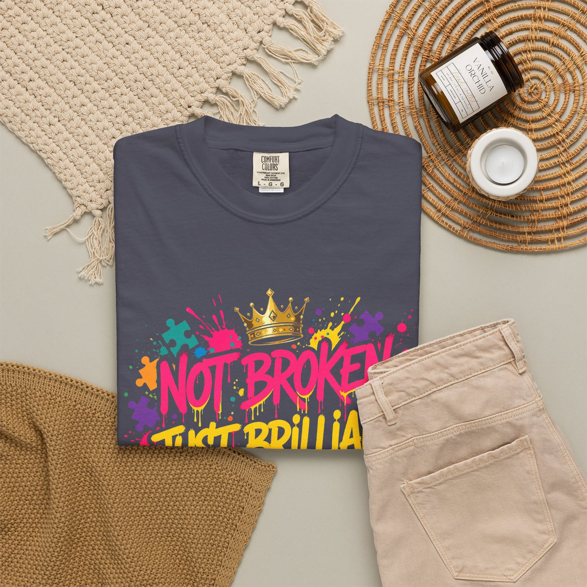 Not Broken Just Brilliant – Autism Awareness T-Shirt