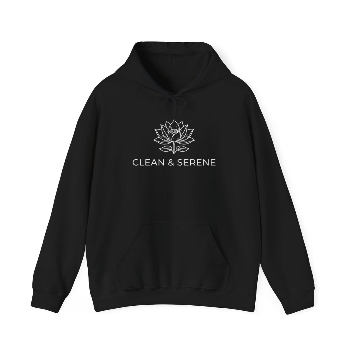 Clean & Serene Lotus Hoodie