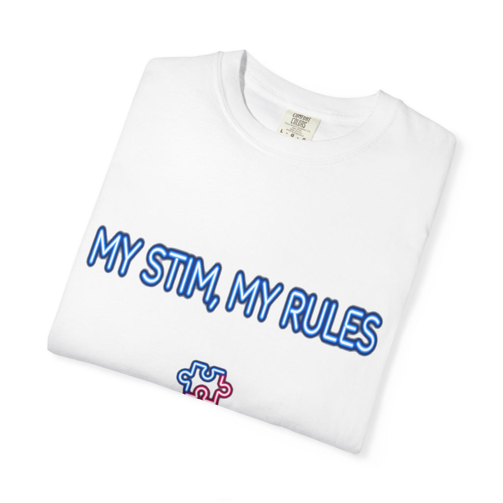 My Stim My Rules Neon – Autism Awareness T-Shirt