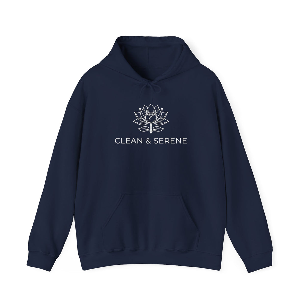 Clean & Serene Lotus Hoodie