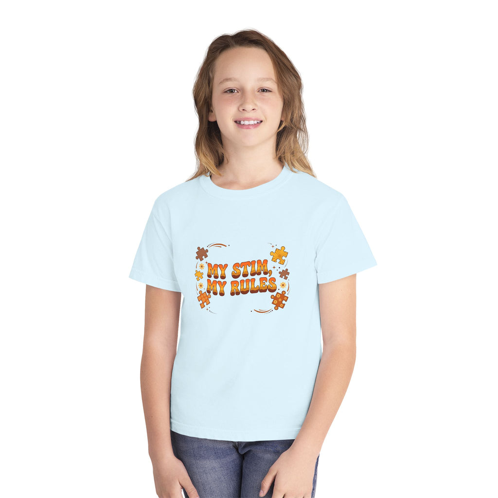 My Stim My Rules Retro – Autism Awareness Kids T-Shirt