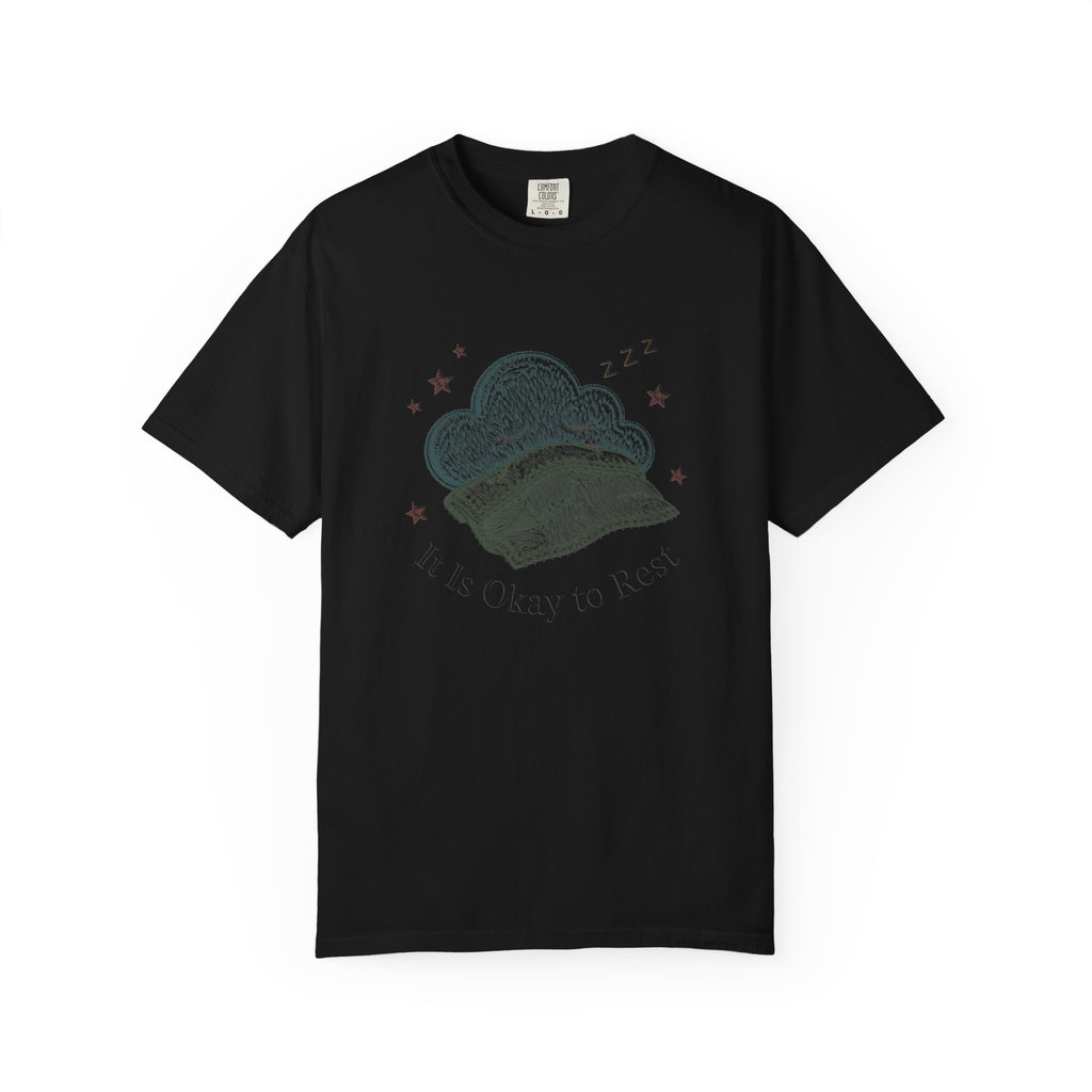 It Is Okay to Rest – Mental Health T-Shirt