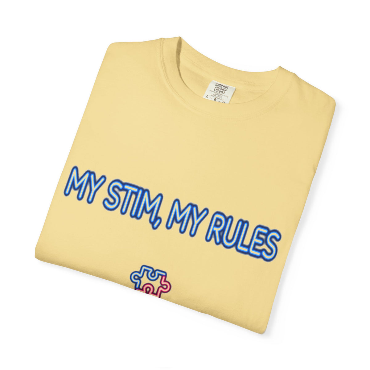 My Stim My Rules Neon – Autism Awareness T-Shirt