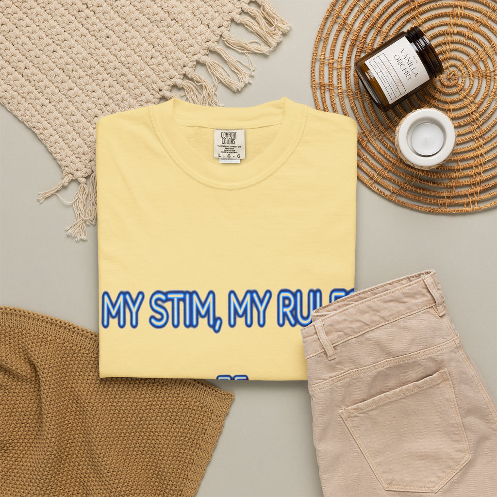 My Stim My Rules Neon – Autism Awareness T-Shirt