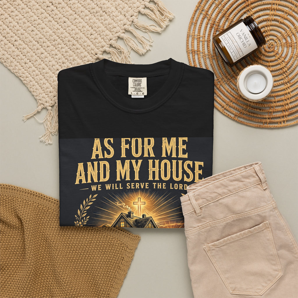 As For Me And My House We Will Serve The Lord – Christian T-Shirt