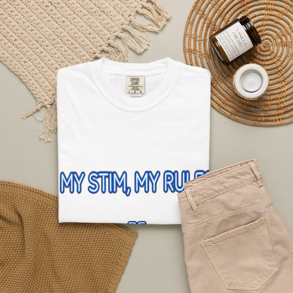 My Stim My Rules Neon – Autism Awareness T-Shirt