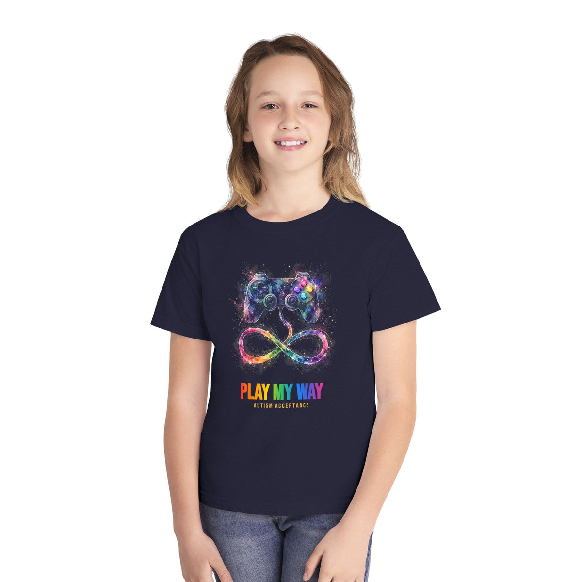 Play My Way – Autism Acceptance Kids' T-Shirt