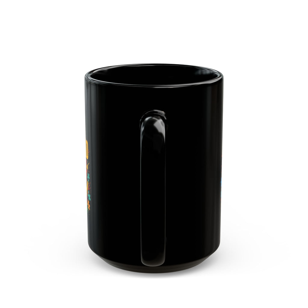 Autism Dad Raising Royalty — Black Mug