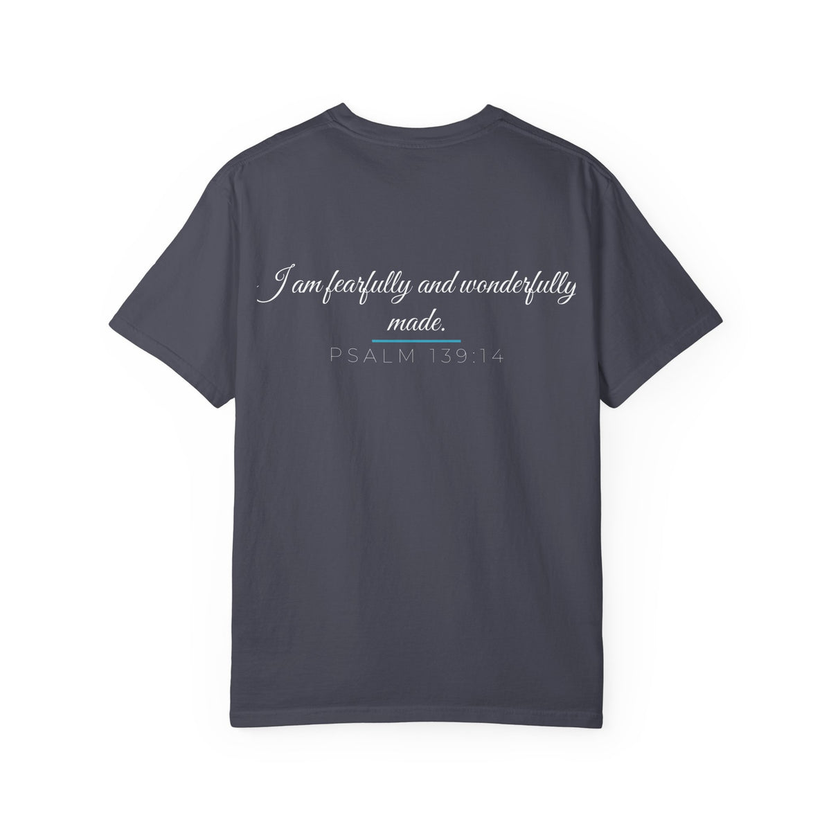 Different Not Less – Autism Acceptance T-Shirt with Psalm 139:14 Verse Back