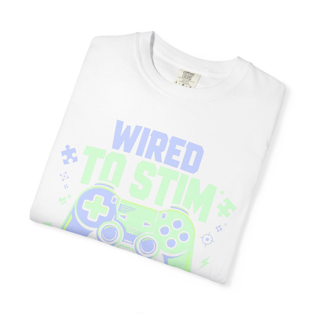 Wired to Stim Gamer – Autism Awareness T-Shirt