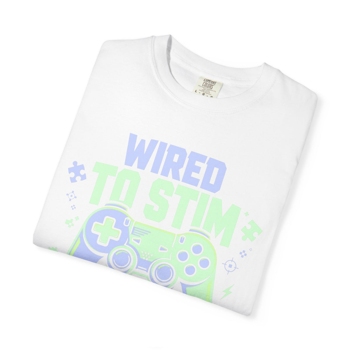 Wired to Stim Gamer – Autism Awareness T-Shirt