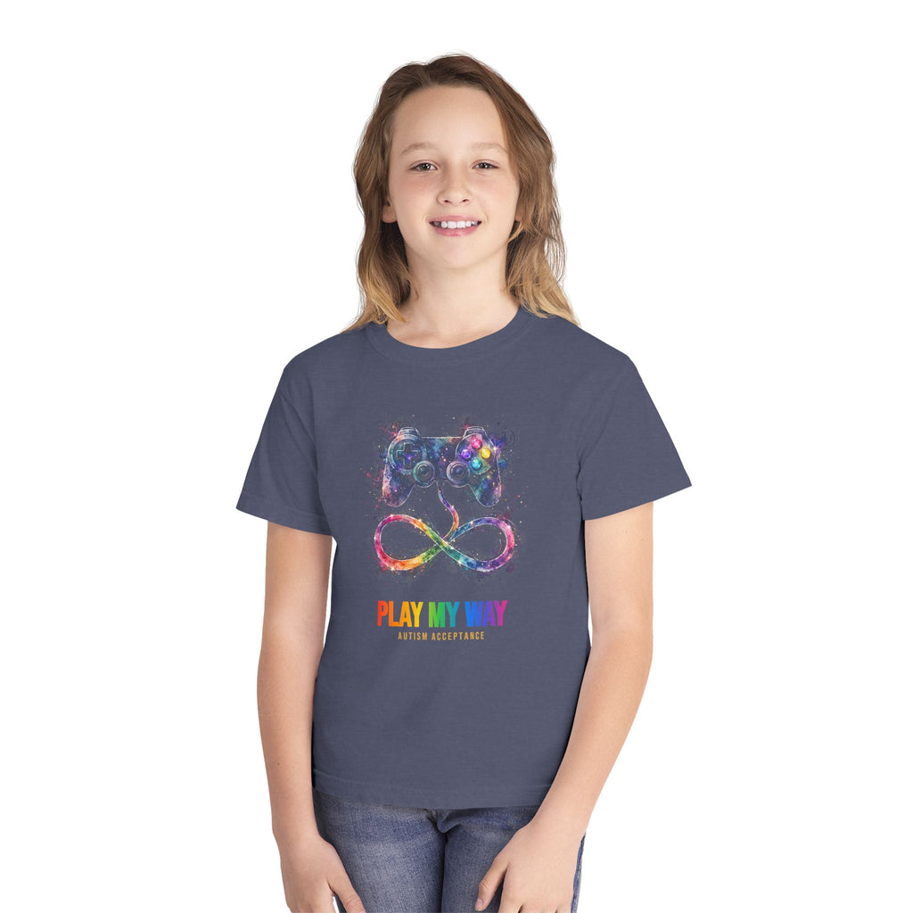 Play My Way – Autism Acceptance Kids' T-Shirt