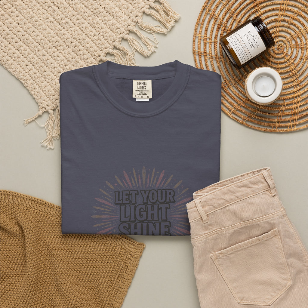 Let Your Light Shine — Matthew 5:16 – Christian T-Shirt