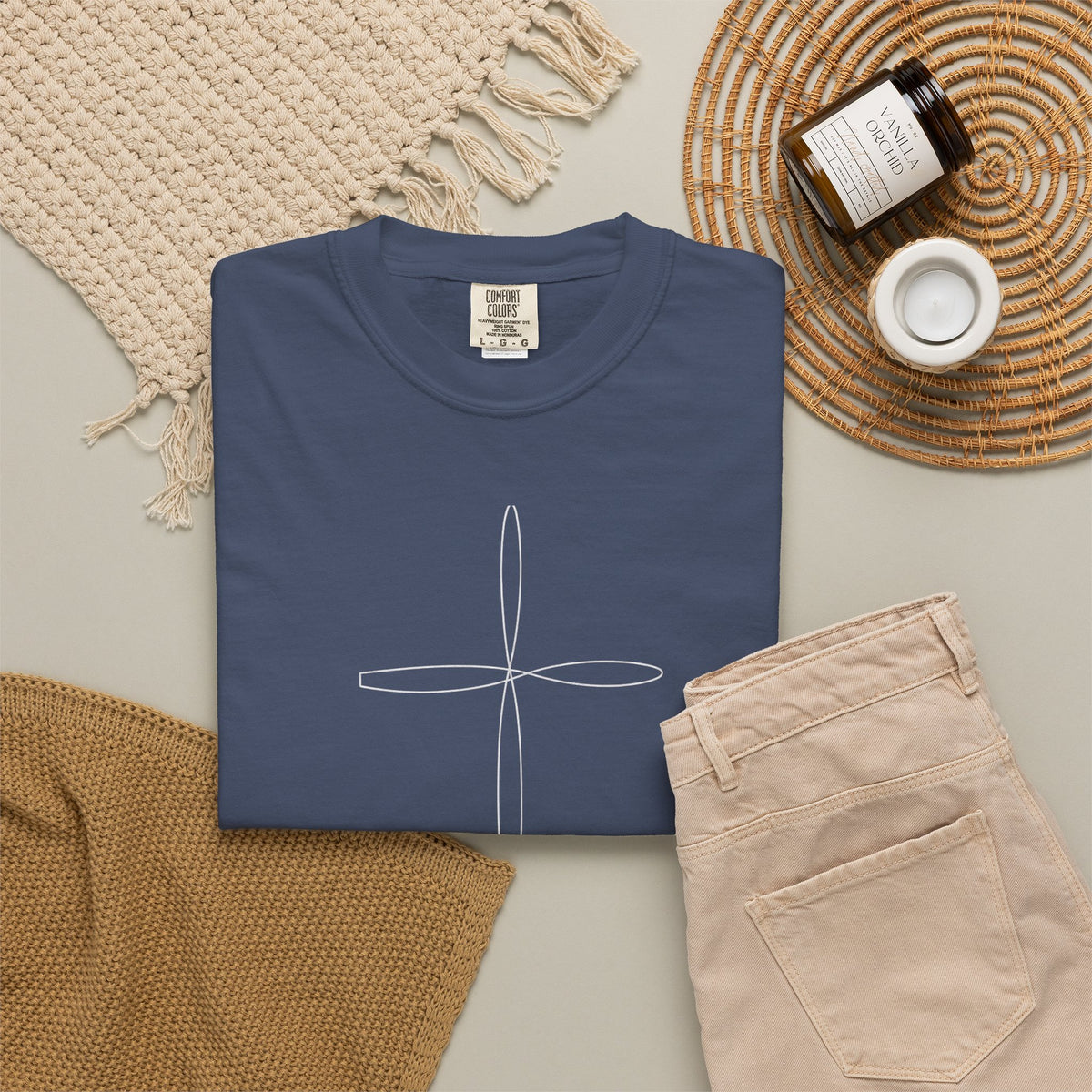 Walk By Faith – Minimalist Cross T-Shirt