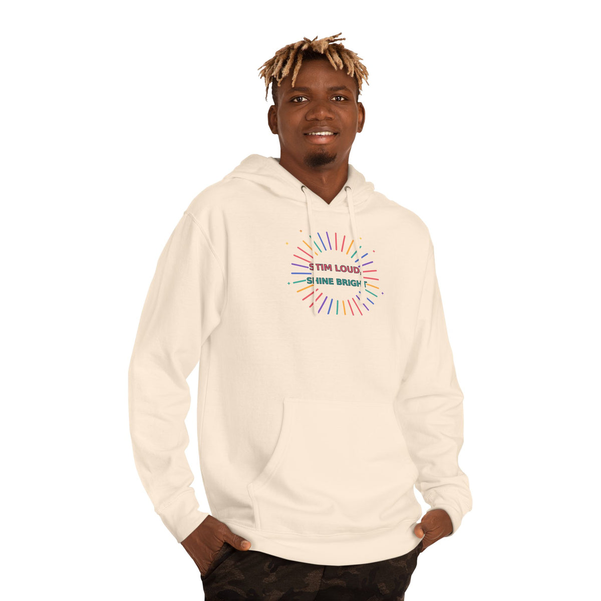 Stay Loud, Shine Bright Inspirational Hoodie