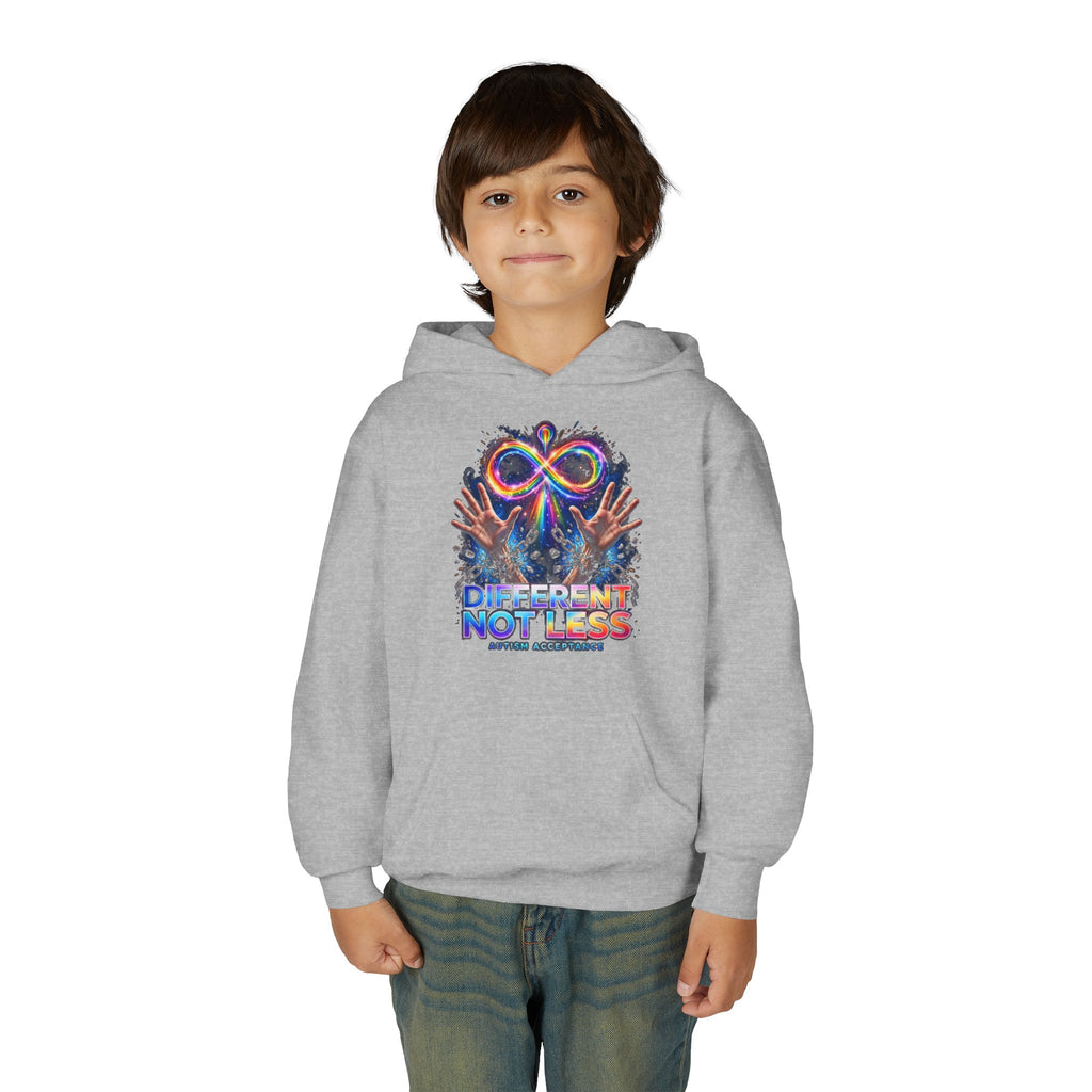 Different Not Less – Autism Acceptance Kids' Hoodie