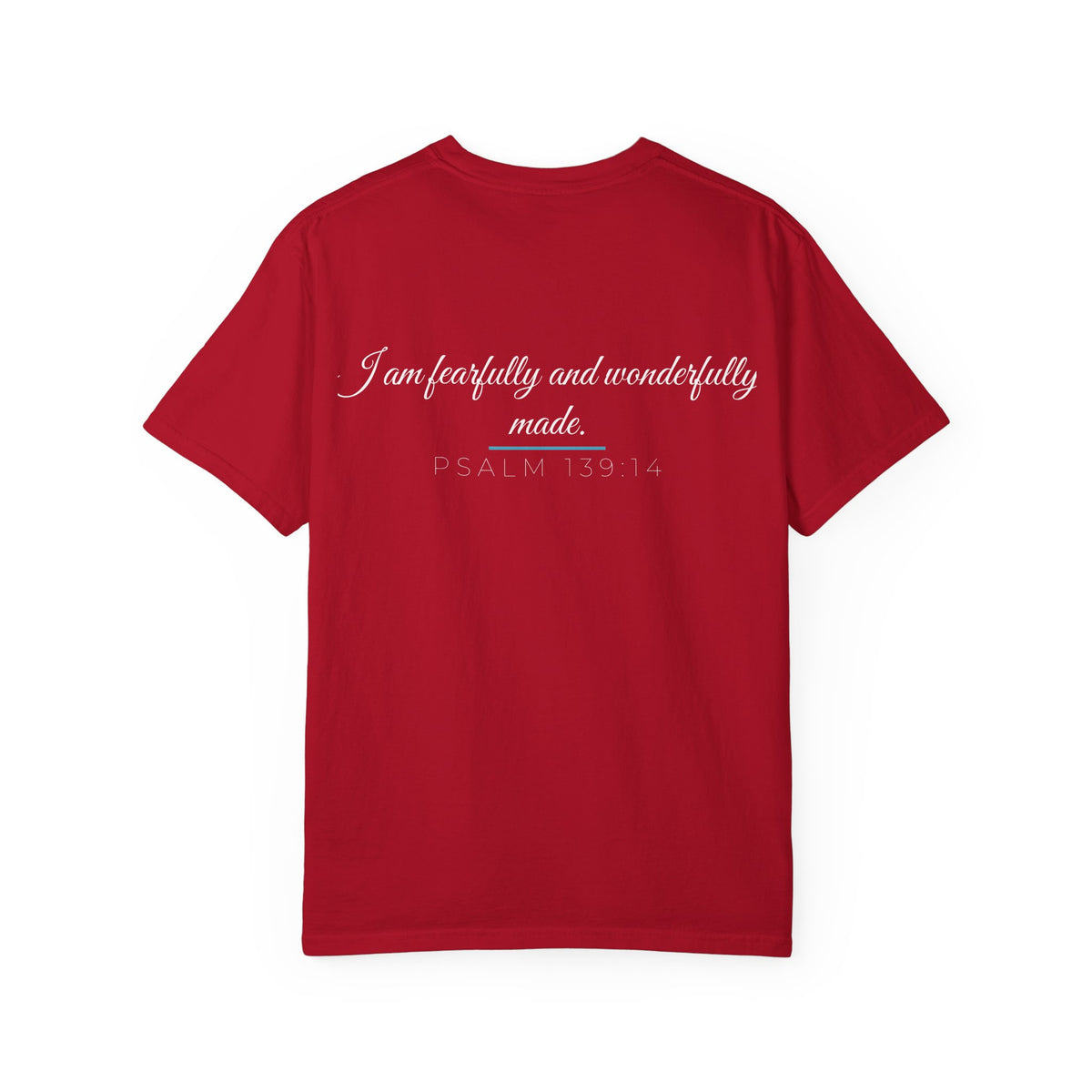Different Not Less – Autism Acceptance T-Shirt with Psalm 139:14 Verse Back