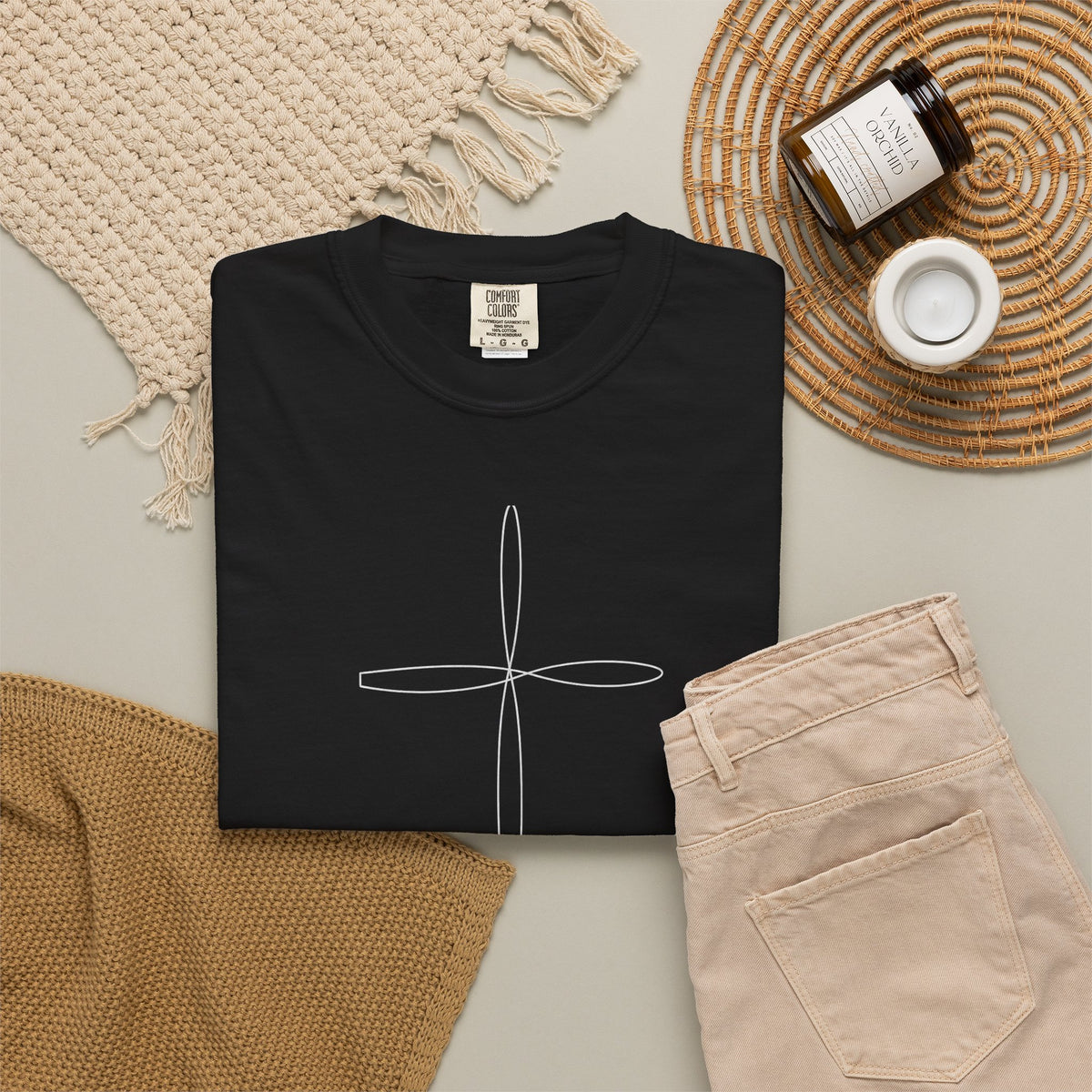 Walk By Faith – Minimalist Cross T-Shirt