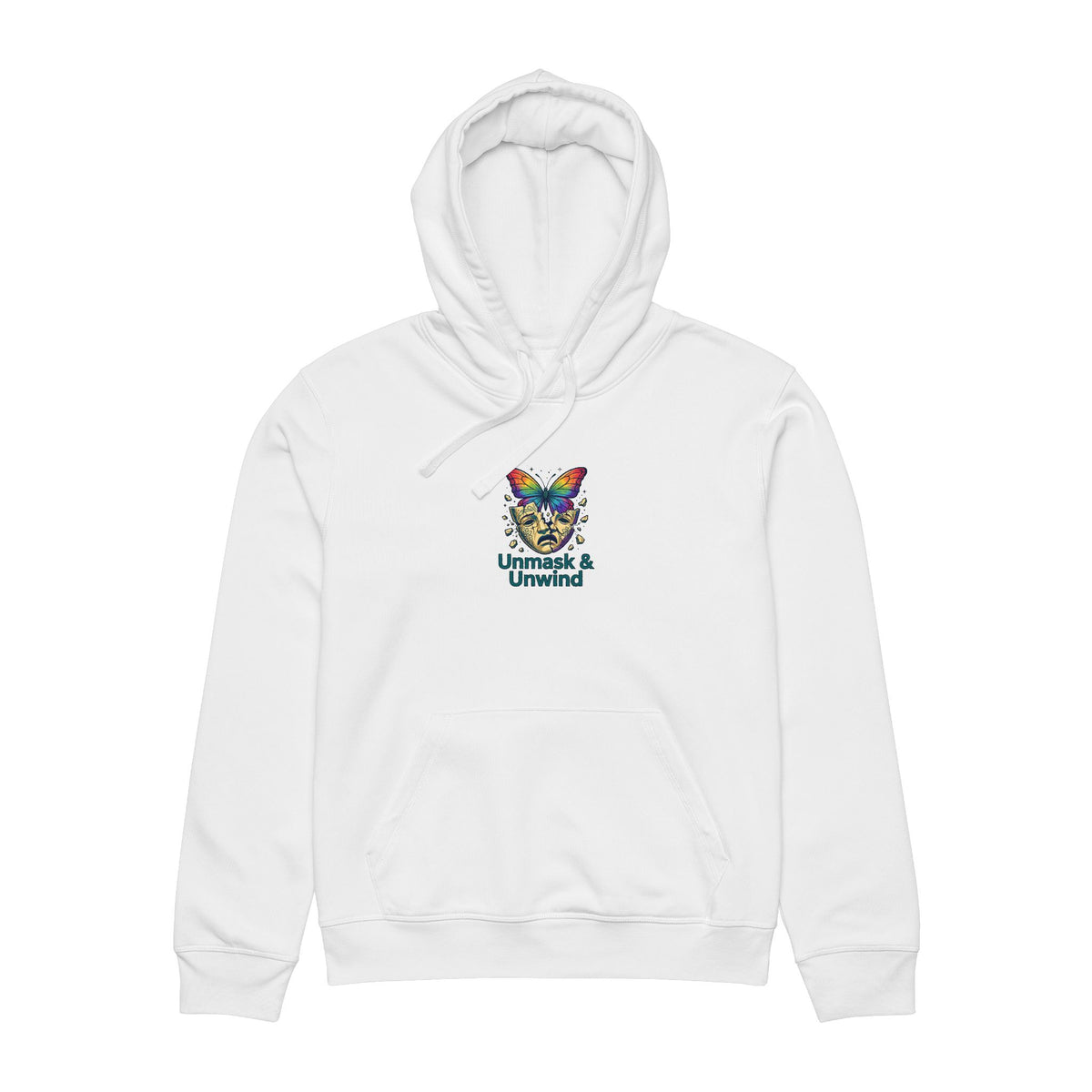 Unmask & Unwind Butterfly Graphic Hoodie